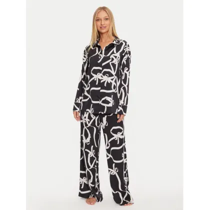 Zdjęcie Guess Piżama O4BX16 WEFC2 Czarny Relaxed Fit