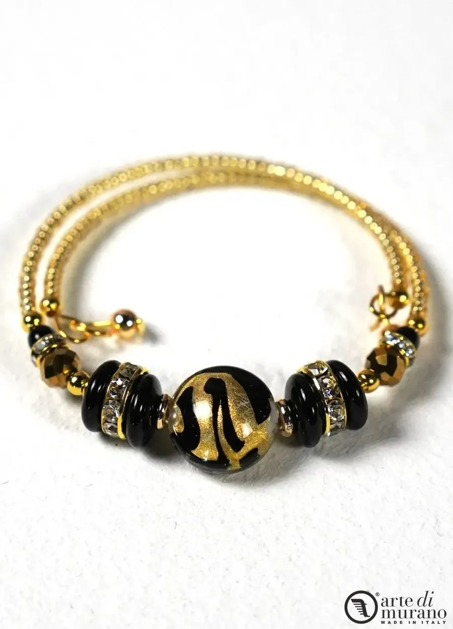 obrazek 1 Atrakcyjna bransoletka ze szkła Murano z koralikami