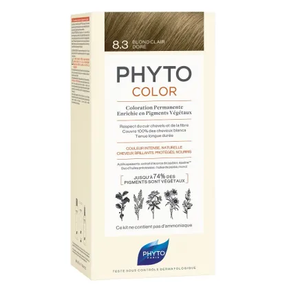 Zdjęcie Phyto Phytocolor Farba do włosów, 8.3 Jasny Złoty Blond