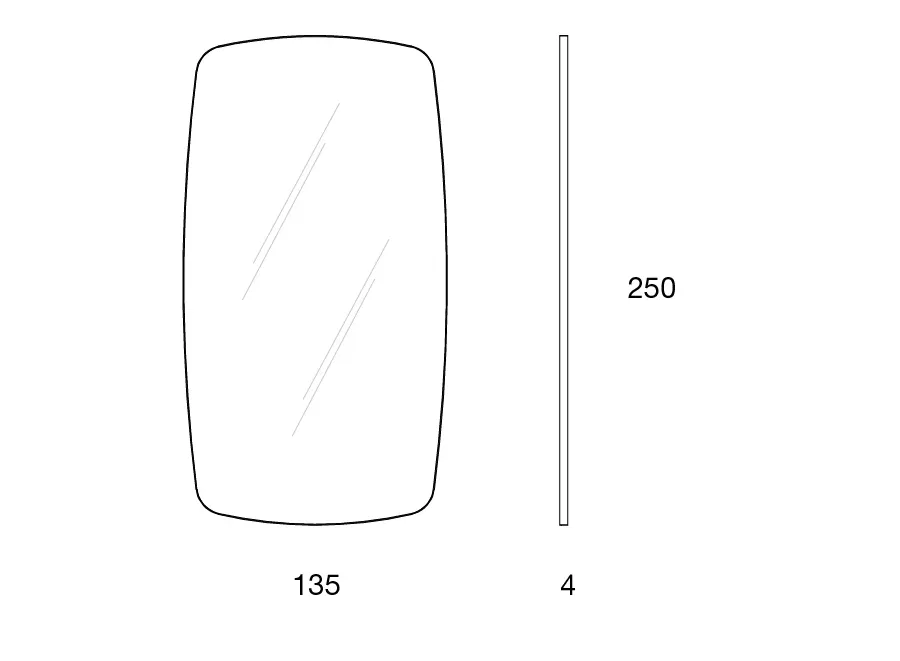 obrazek 2 Eleganckie lustro do wnętrz w minimalistycznym stylu