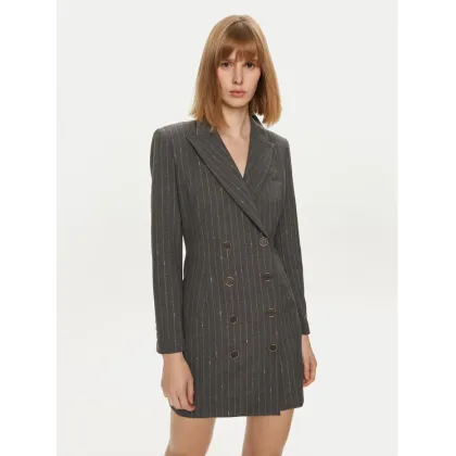 Zdjęcie Simona Corsellini Sukienka codzienna A24CPAB028 Szary Regular Fit
