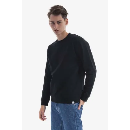 Zdjęcie Norse Projects bluza bawełniana Vagn Classic Crew męska kolor czarny gładka N20.1275.9999-9999
