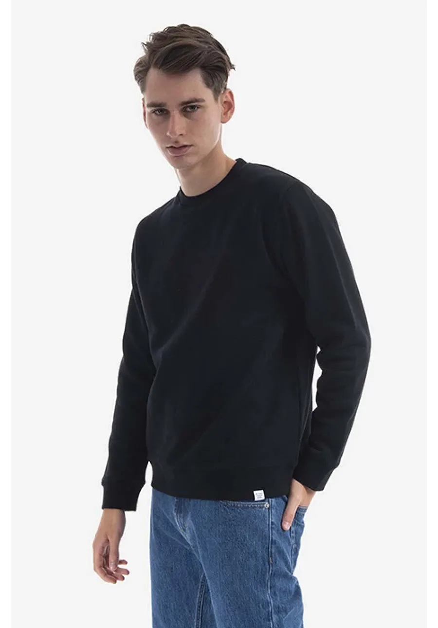 obrazek 1 Norse Projects bluza bawełniana Vagn Classic Crew męska kolor czarny gładka N20.1275.9999-9999