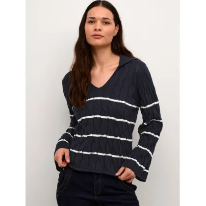 Zdjęcie Cream Sweter Crpano Knit 10611644 Granatowy Regular Fit