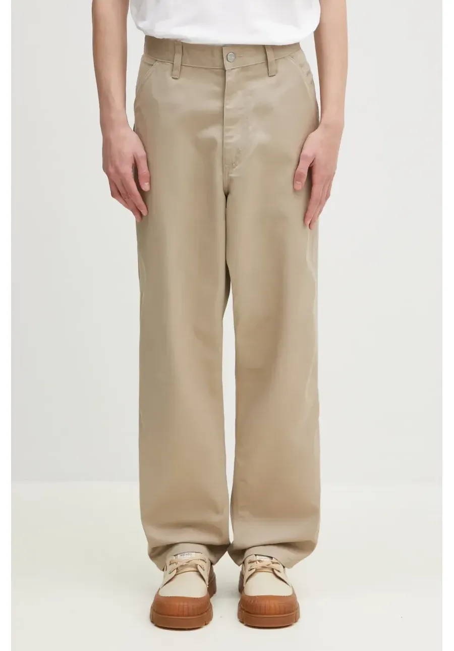 obrazek 1 Carhartt WIP spodnie Simple Pant męskie kolor beżowy proste I034907.G102