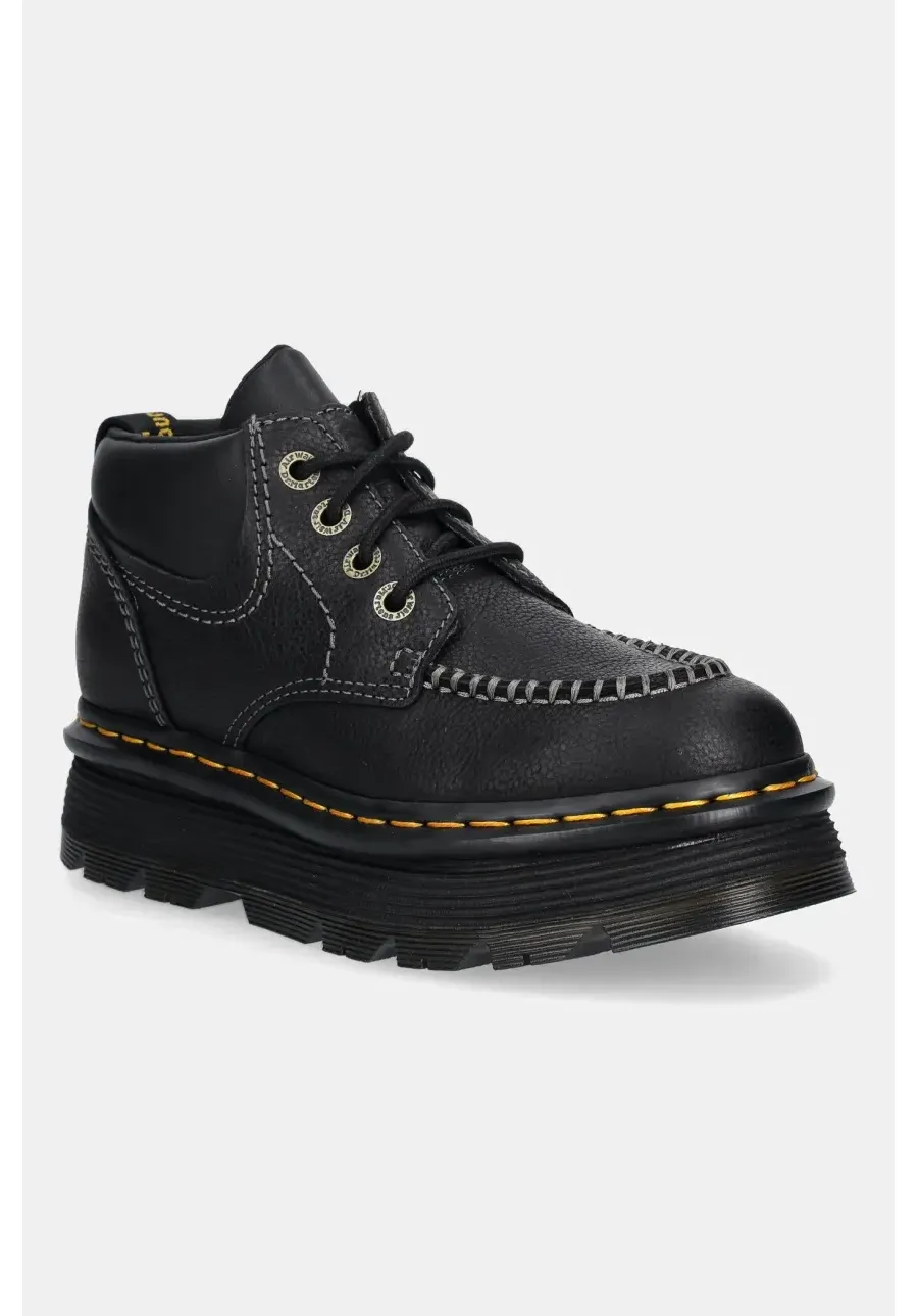 obrazek 1 Dr. Martens półbuty skórzane ZebZag 4 Eye 4 Eye Boot kolor czarny DM41119001