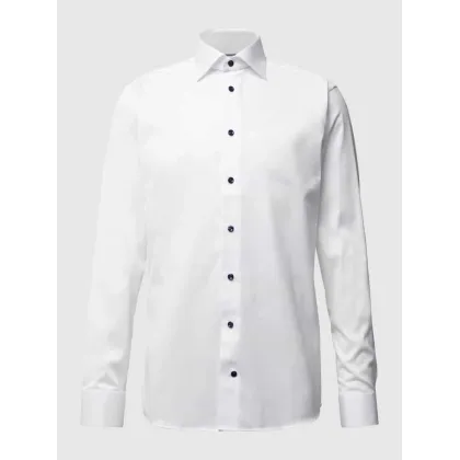 Zdjęcie Koszula biznesowa o kroju slim fit z diagonalu