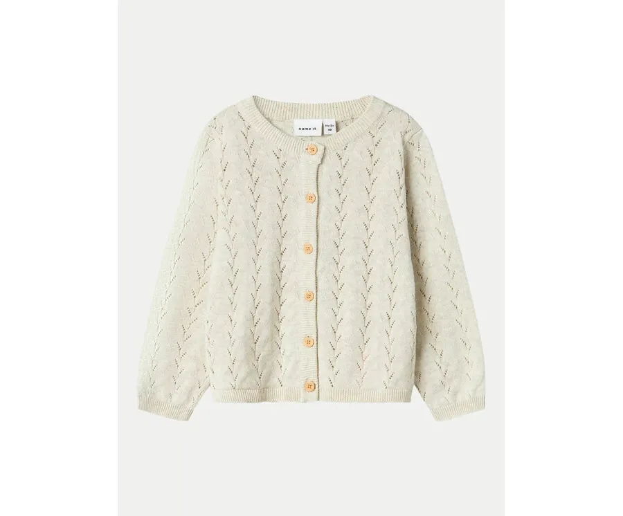 obrazek 1 NAME IT Kardigan 13233051 Beżowy Regular Fit