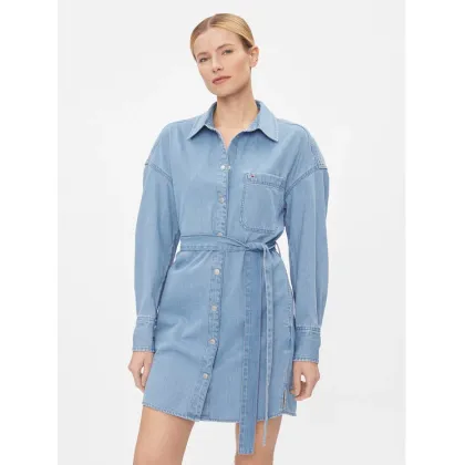 Zdjęcie Tommy Jeans Sukienka jeansowa DW0DW17421 Niebieski Regular Fit