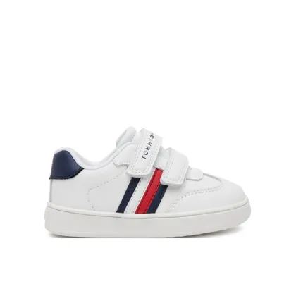 Zdjęcie Tommy Hilfiger Sneakersy Stripes Low Cut Velcro Sneaker T1X9-33839-1355 M Biały