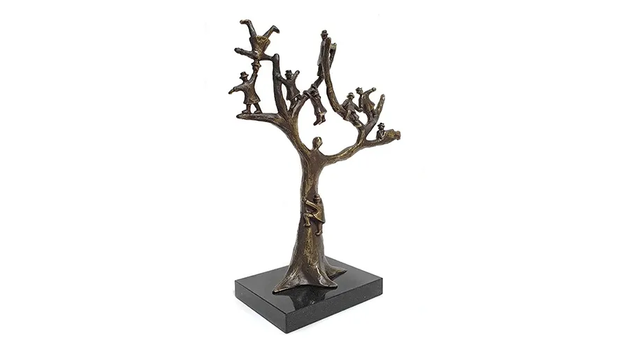 obrazek 2 Gustowna statuetka z brązu 