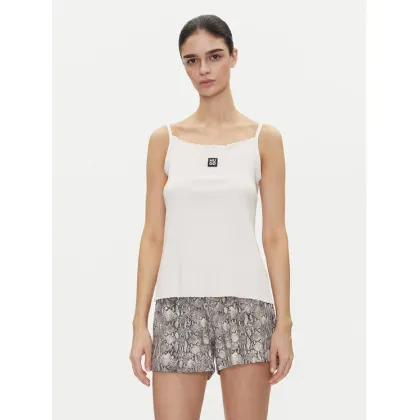 Zdjęcie HUGO Top Rib_Vest 50540056 Écru Regular Fit