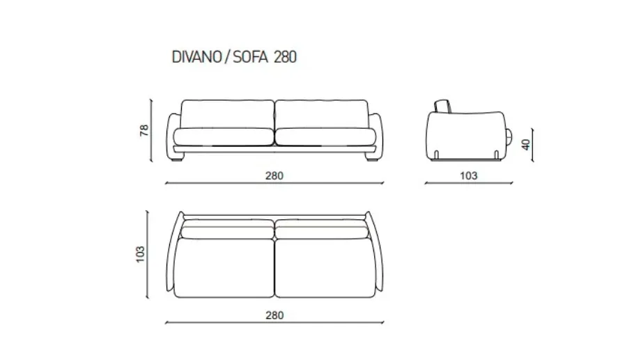 obrazek 2 Stylowa nowoczesna sofa Pierre - Ulivi Salotti