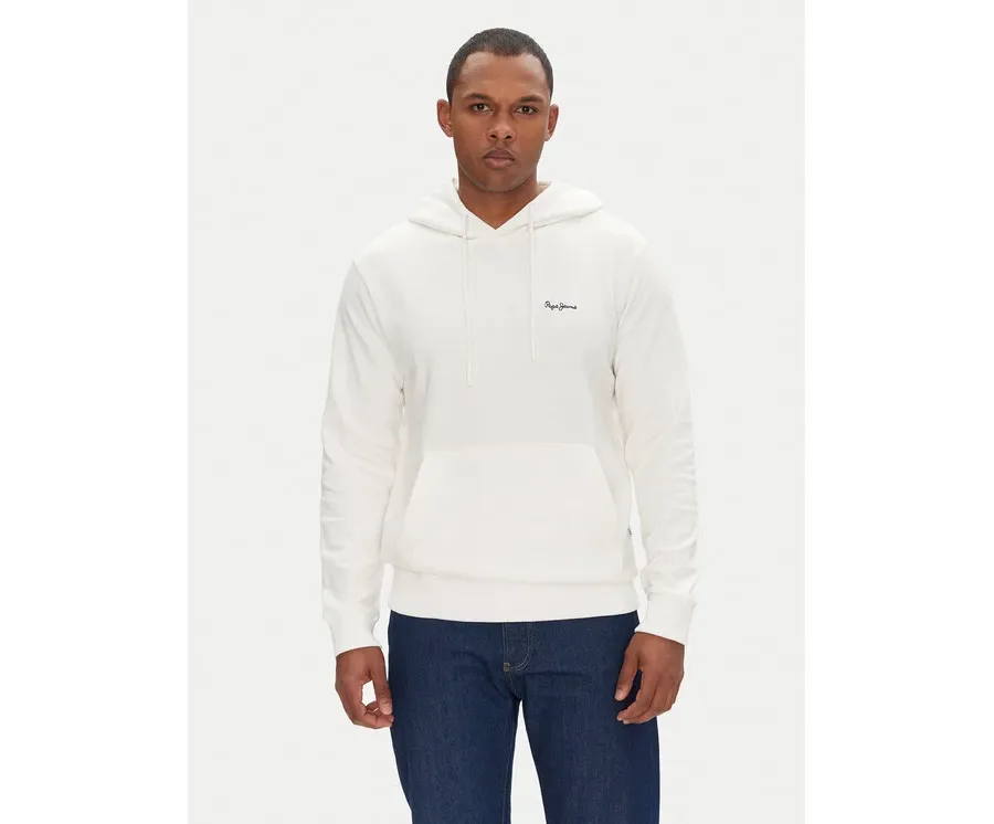 obrazek 1 Pepe Jeans Bluza Essential PM582839 Biały Regular Fit