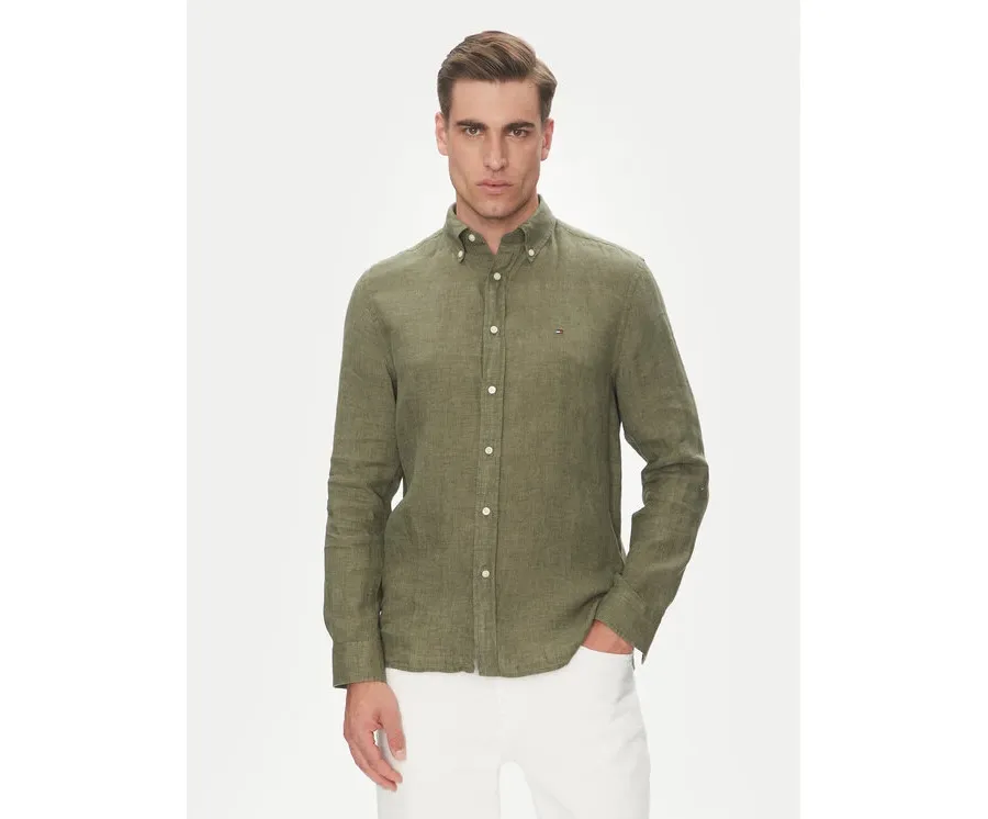 obrazek 1 Tommy Hilfiger Koszula MW0MW34602 Zielony Regular Fit