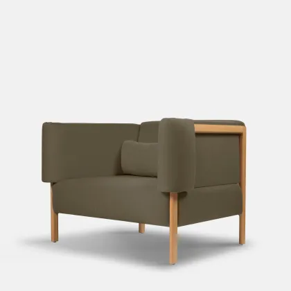 Zdjęcie Elegancki fotel w stylu skandynawskim – Porventura