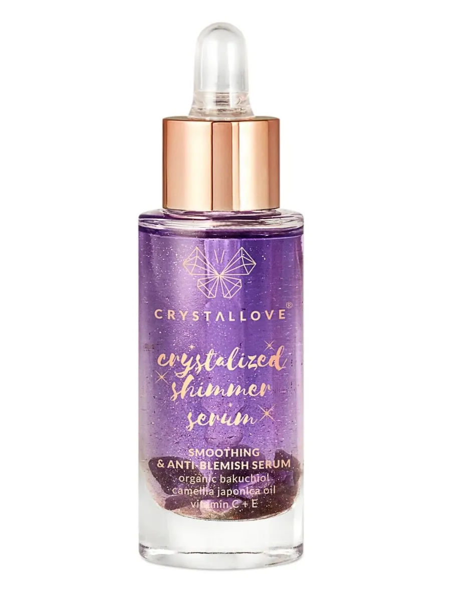 obrazek 1 Crystallove serum do twarzy z Ametystem i Bakuchiolem 30 ml