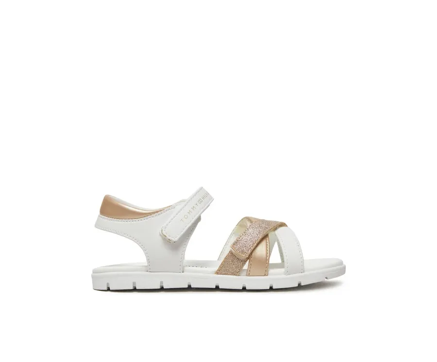 obrazek 1 Tommy Hilfiger Sandały Velcro Sandal T1A2-33770-0273 S Biały