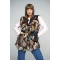 Picture Original fox fur vest for women - A&A Vesa