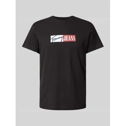 Zdjęcie Tommy Jeans T-Shirt Entry DM0DM20365 Czarny Slim Fit
