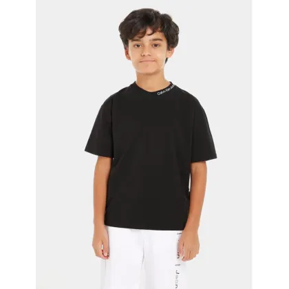 Zdjęcie Calvin Klein Jeans T-Shirt Intrasia IB0IB02032 Czarny Relaxed Fit