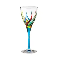 Zdjęcie Ręcznie malowany komplet 6 kieliszków do wody (245 ml)