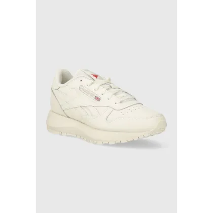 Zdjęcie Reebok Classic sneakersy skórzane CLASSIC LEATHER kolor beżowy 100074459