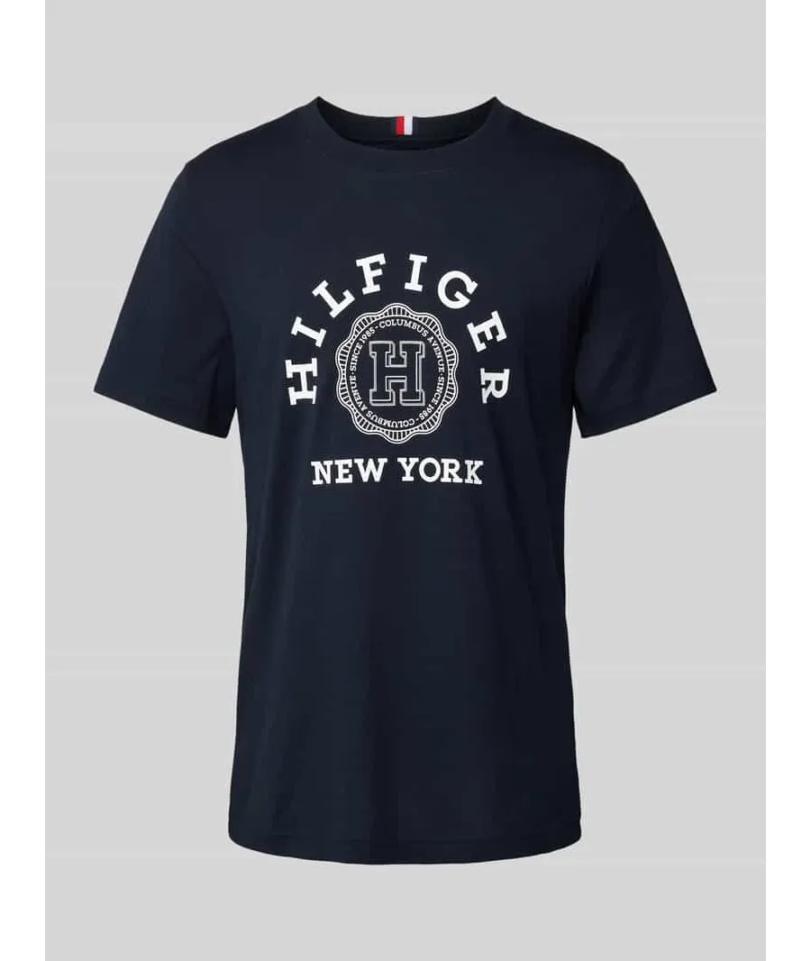 obrazek 1 T-shirt z nadrukiem z logo model ‘HILFIGER COIN’