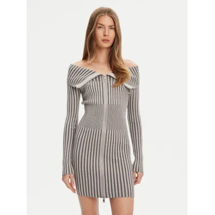 Zdjęcie Guess Sukienka dzianinowa W5YK28 Z30I2 Szary Slim Fit