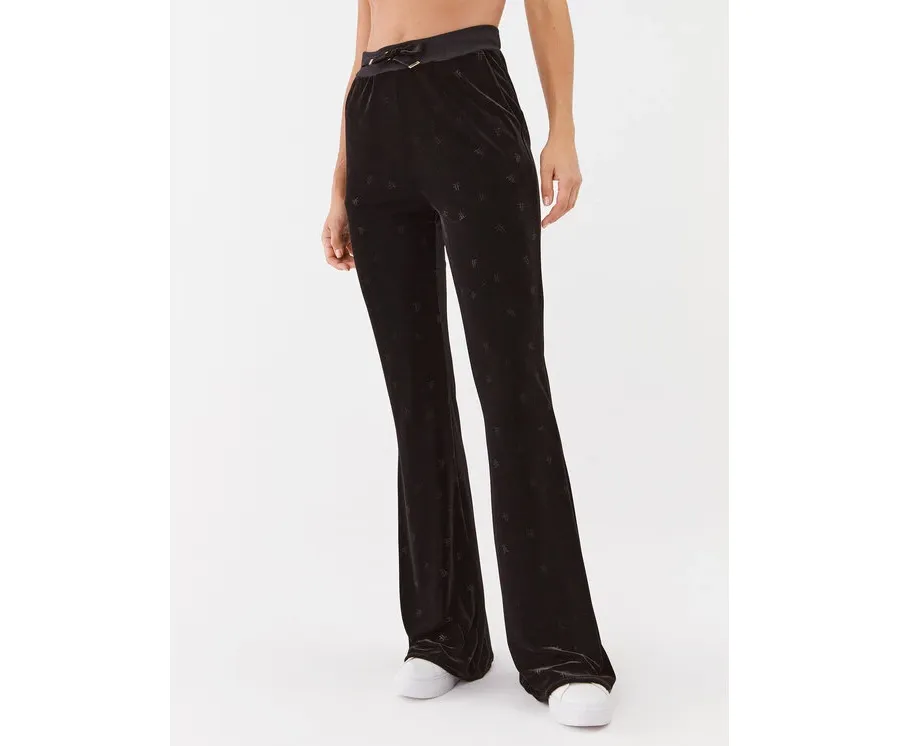 obrazek 1 Fracomina Spodnie dresowe FR23WVA016F44101 Czarny Relaxed Fit