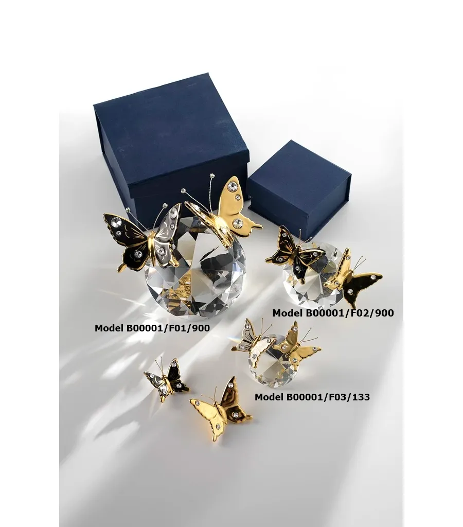 picture 1 Unearthly paperweights with butterflies