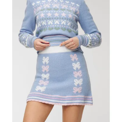 Zdjęcie Spódniczka Mini Loveshackfancy Hathaway LoveShackFancy