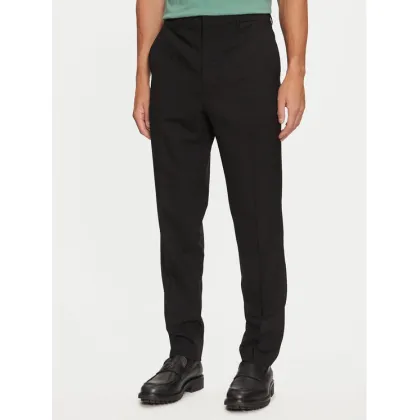 Zdjęcie AMI PARIS Spodnie materiałowe HTR013.WV0044 Czarny Regular Fit