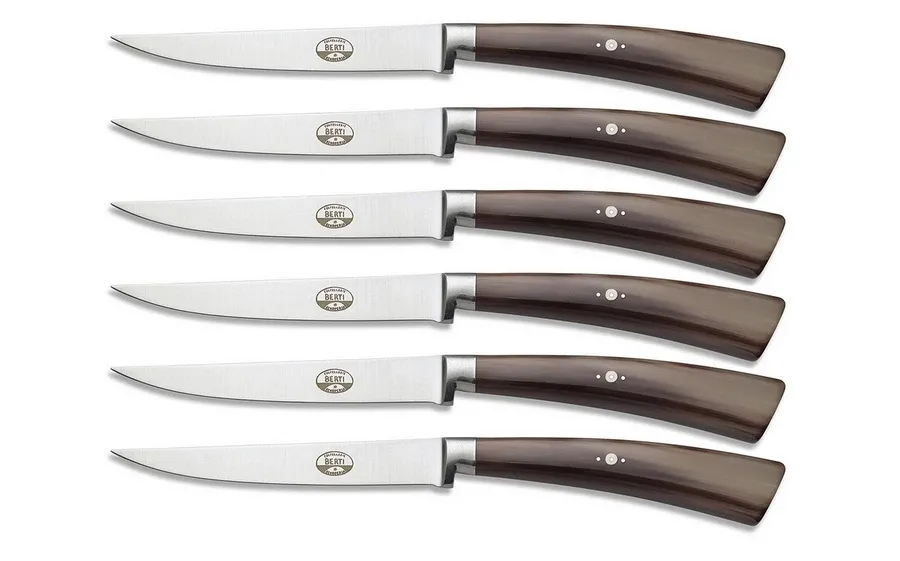 obrazek 2 Zjawiskowy komplet noży do steków z serii Plenum firmy Berti Knives