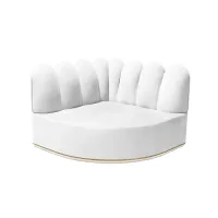 Zdjęcie Ekskluzywna biała sofa dla dzieci