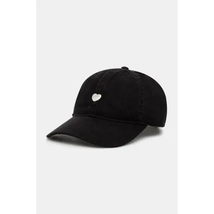 Zdjęcie Carhartt WIP czapka z daszkiem Heart Metal Cap kolor czarny gładka I034609