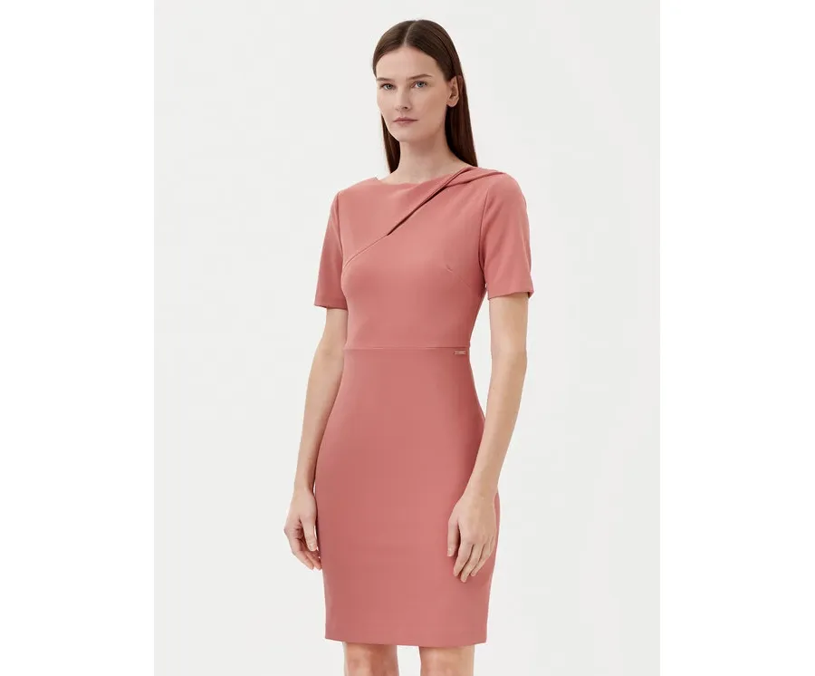 obrazek 1 Calvin Klein Sukienka koktajlowa K20K208174 Różowy Regular Fit