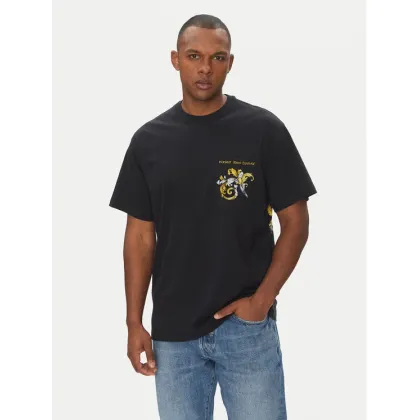 Zdjęcie Versace Jeans Couture T-Shirt 78GAH6RB Czarny Regular Fit