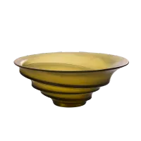Picture A unique olive-green bowl by Christian Ghion