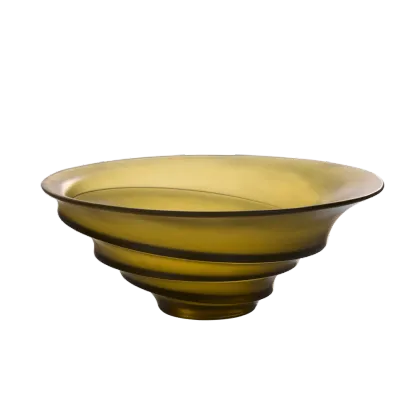 Zdjęcie Wyjątkowa oliwkowo-zielona misa Christiana Ghiona