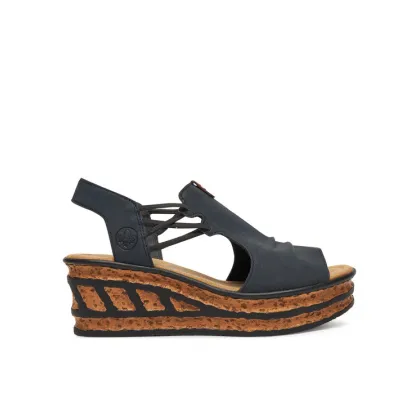 Zdjęcie Rieker Sandały 68175-14 Granatowy