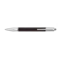 Picture Stylish silver-plated and rhodium-plated pen from the Varius Ebony series