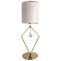 Picture Stylish brass table or desk lamp