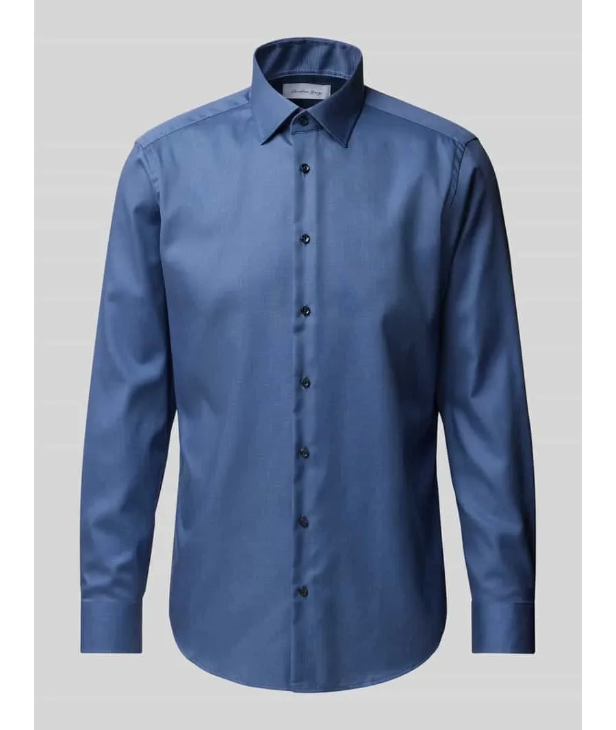 obrazek 1 Koszula biznesowa o kroju regular fit z kołnierzykiem typu kent