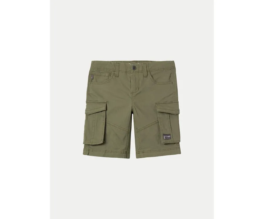 obrazek 1 NAME IT Szorty materiałowe 13198124 Zielony Regular Fit
