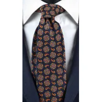 Picture Italian tie with an oriental pattern