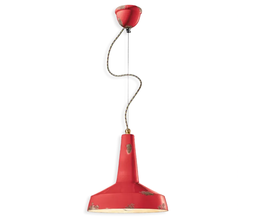 obrazek 5 Włoska duża lampa wisząca w stylu vintage o oryginalnym wzornictwie