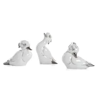 Zdjęcie Porcelanowa figurka kaczki wyginającej szyję esowato
