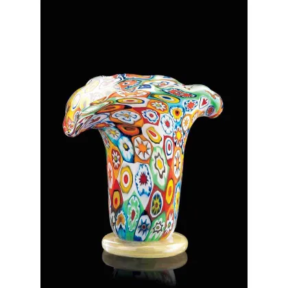 Zdjęcie Klasyczny Wazon Murrine ze szkła Murano