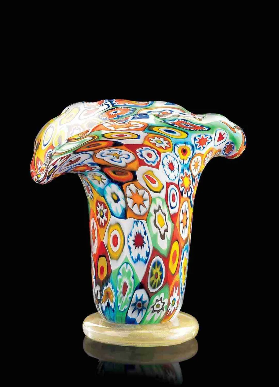 obrazek 1 Klasyczny Wazon Murrine ze szkła Murano